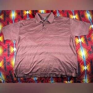 Vintage Ping Golf Polo Mens 2XL Red Windowpane Mercerized Pima UV Outdoors
